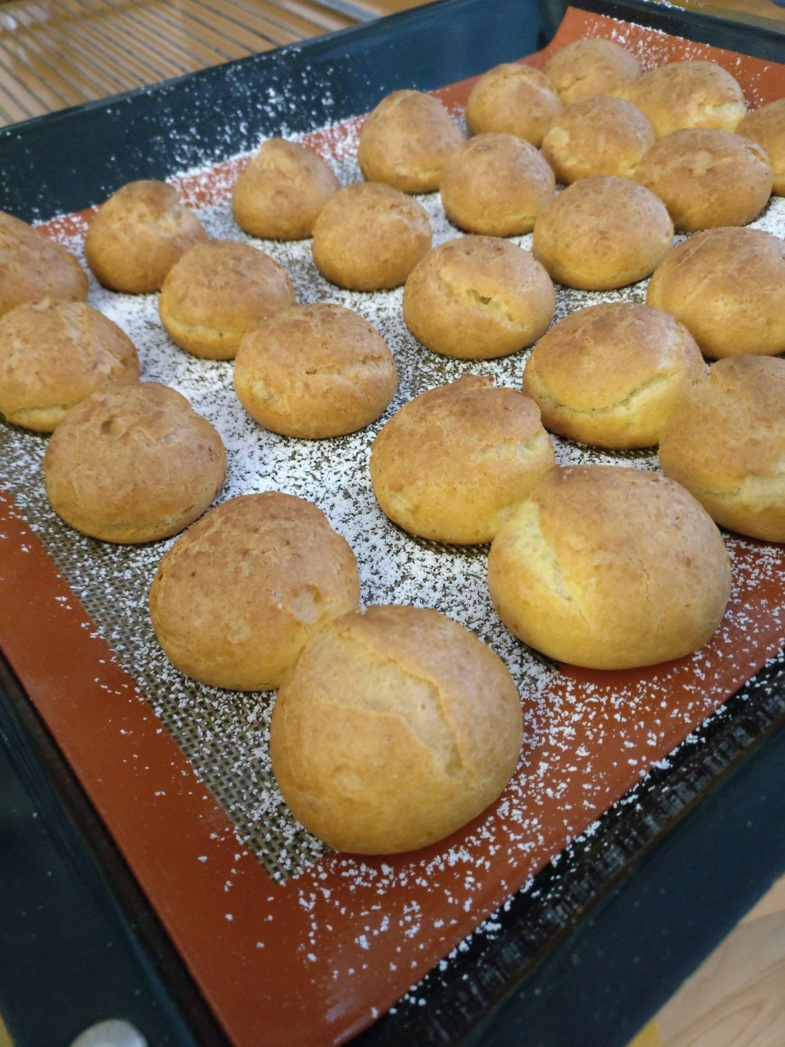 First time using pate a choux and making Saint Honoré - image 3 - student project