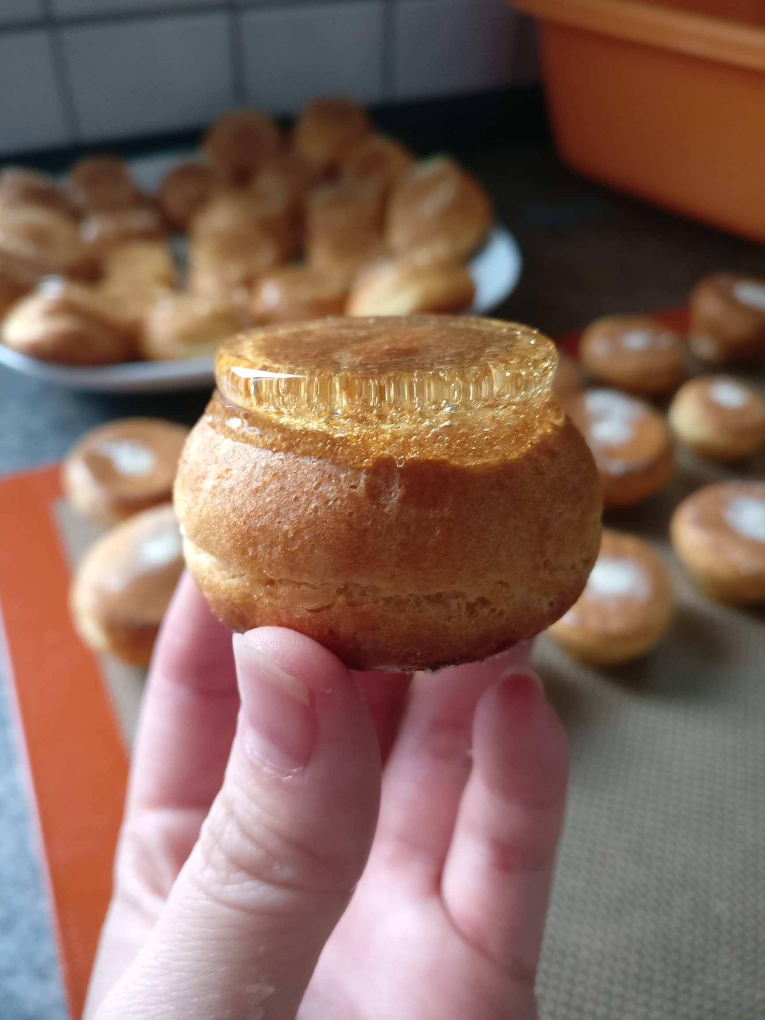 First time using pate a choux and making Saint Honoré - image 4 - student project