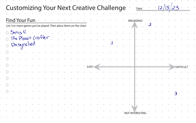 Customizing Creative Challenges - image 1 - student project