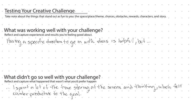 Customizing Creative Challenges - image 4 - student project