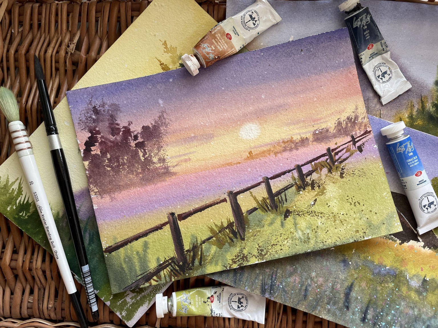 loose style countryside landscapes - image 2 - student project