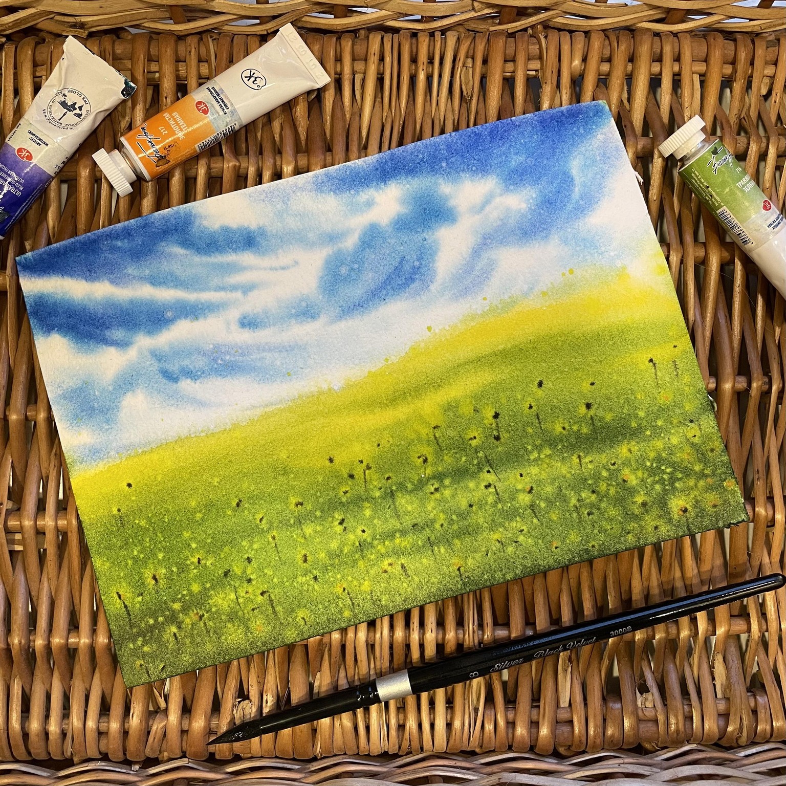 Spring Landscapes with Watercolours - image 3 - student project