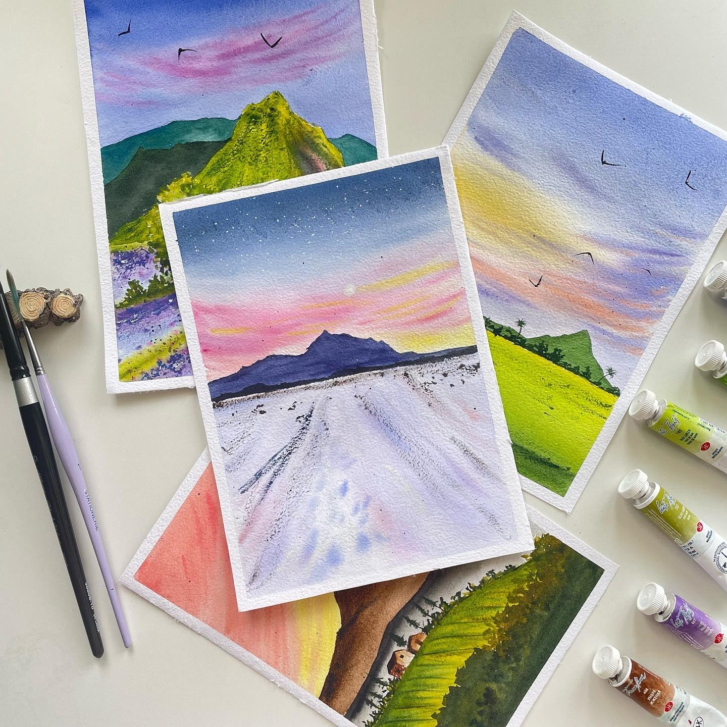 Pastel landscapes - image 3 - student project