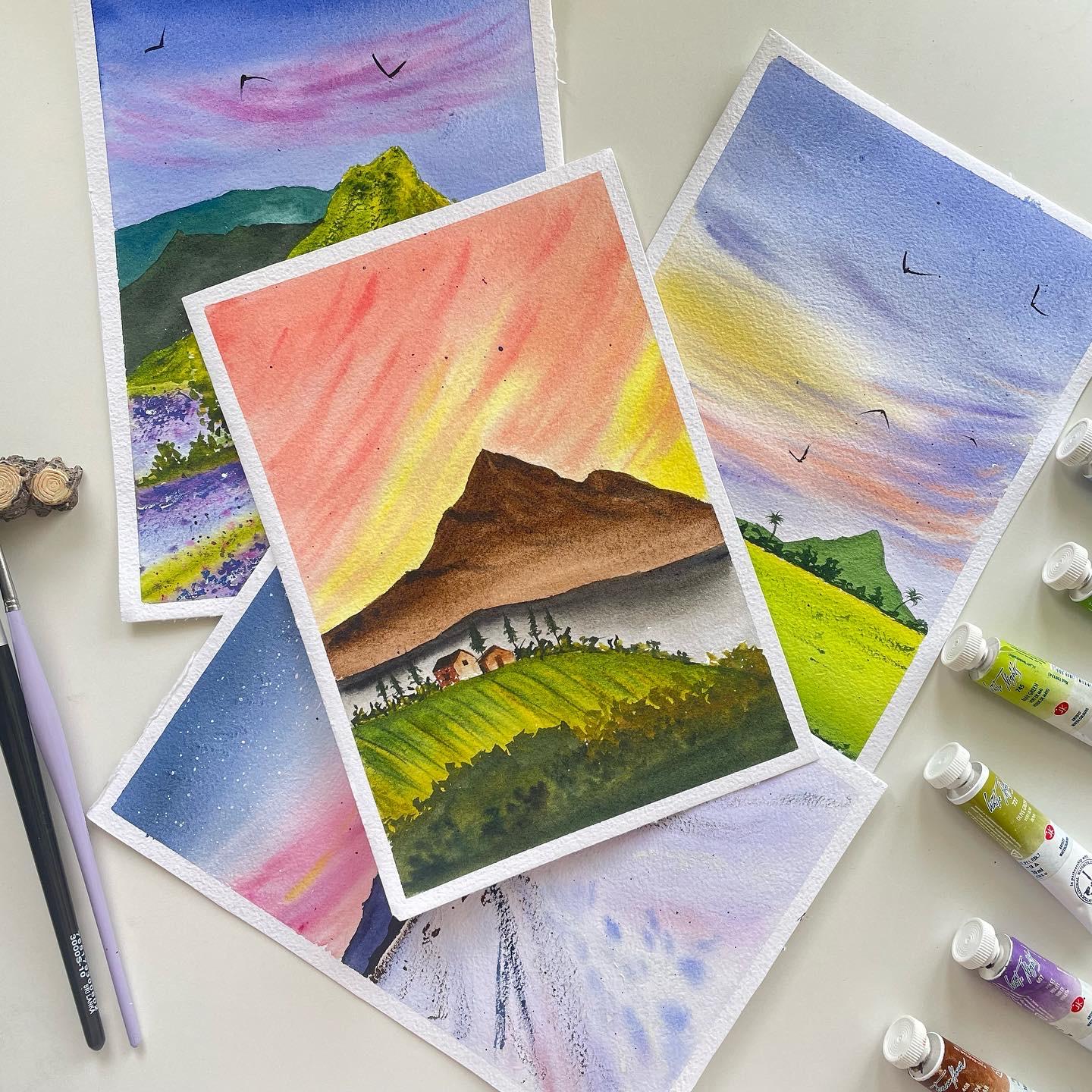 Pastel landscapes - image 2 - student project