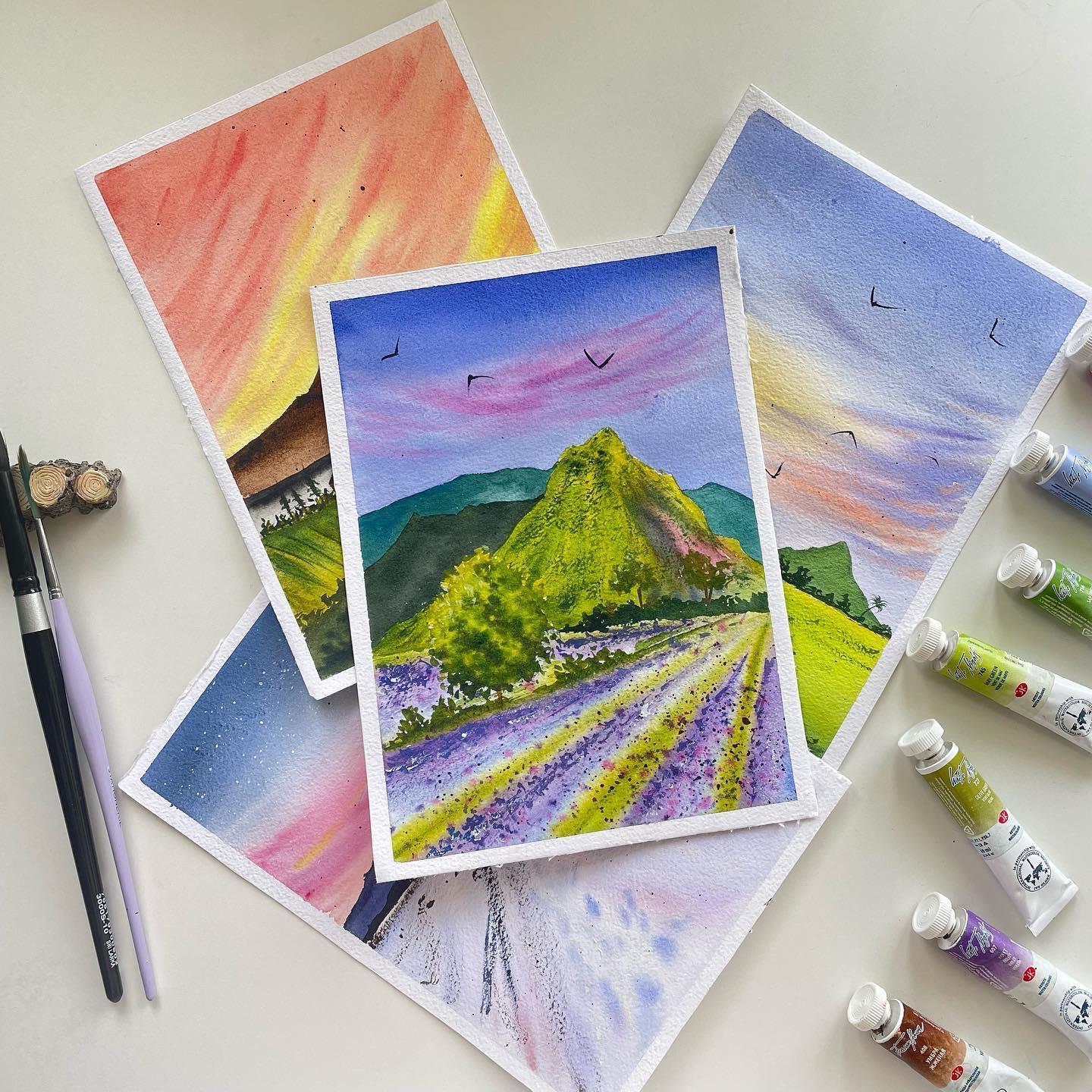Pastel landscapes - image 5 - student project