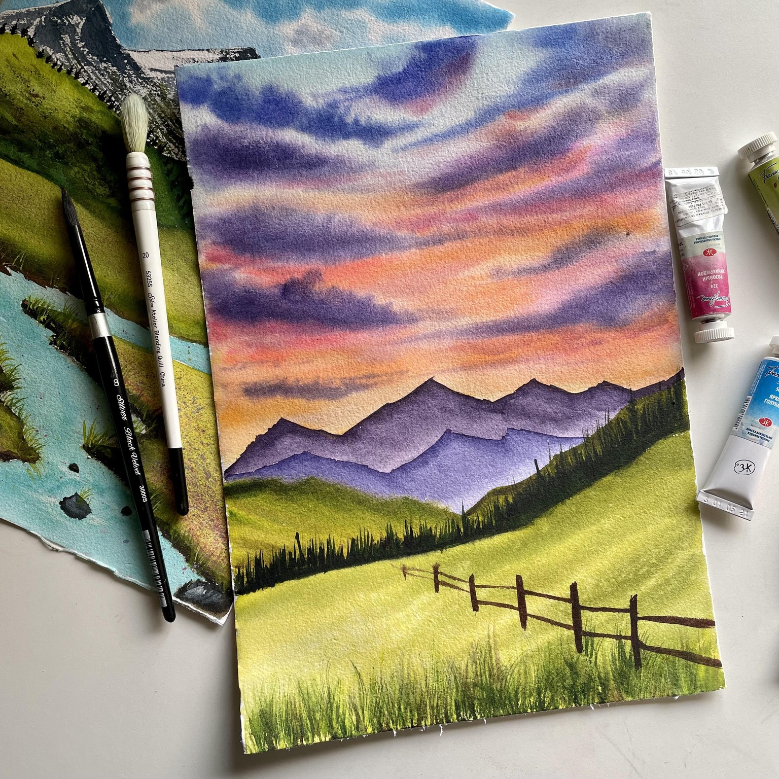 colourful spring landscapes - image 4 - student project