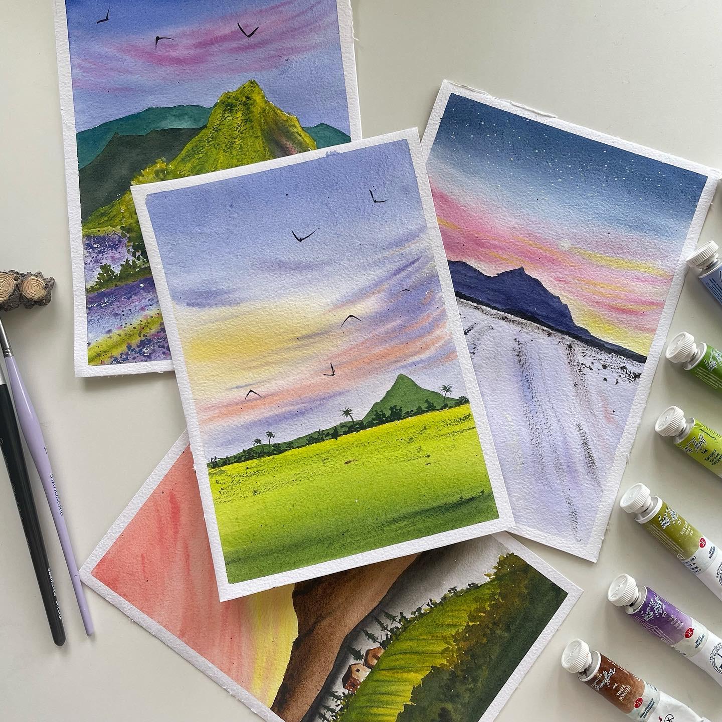 Pastel landscapes - image 4 - student project