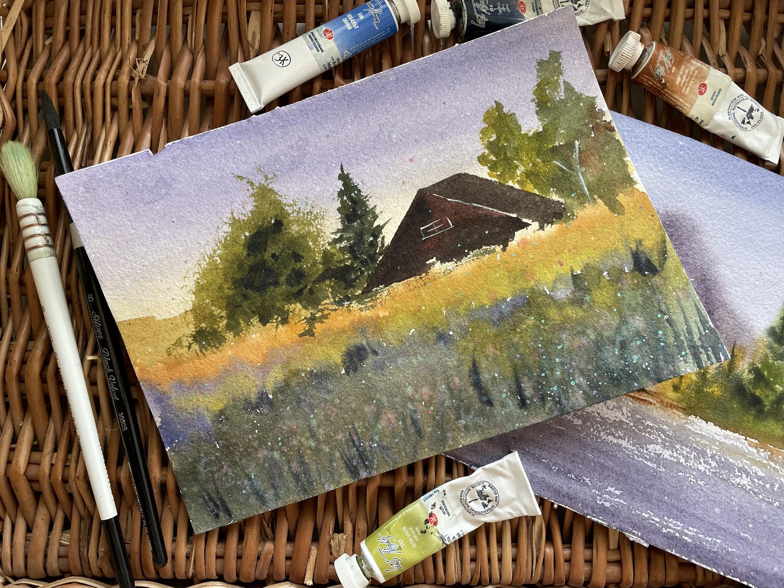 loose style countryside landscapes - image 3 - student project