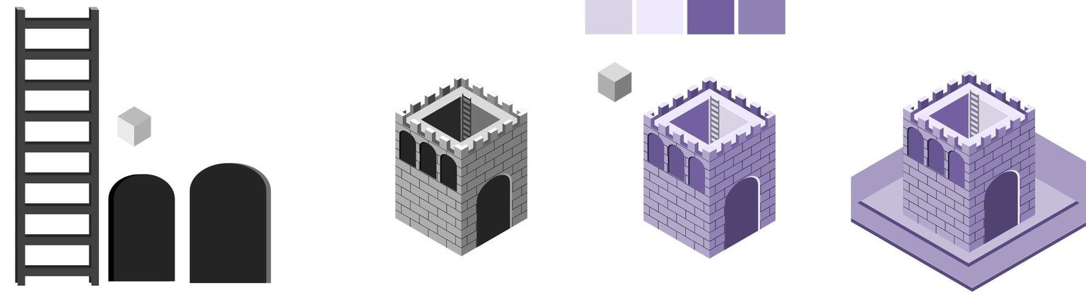 My purple castle! - image 5 - student project