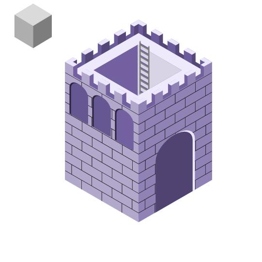 My purple castle! - image 3 - student project