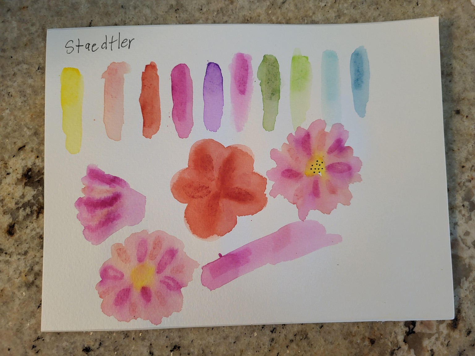 beginning brush pen florals - image 1 - student project