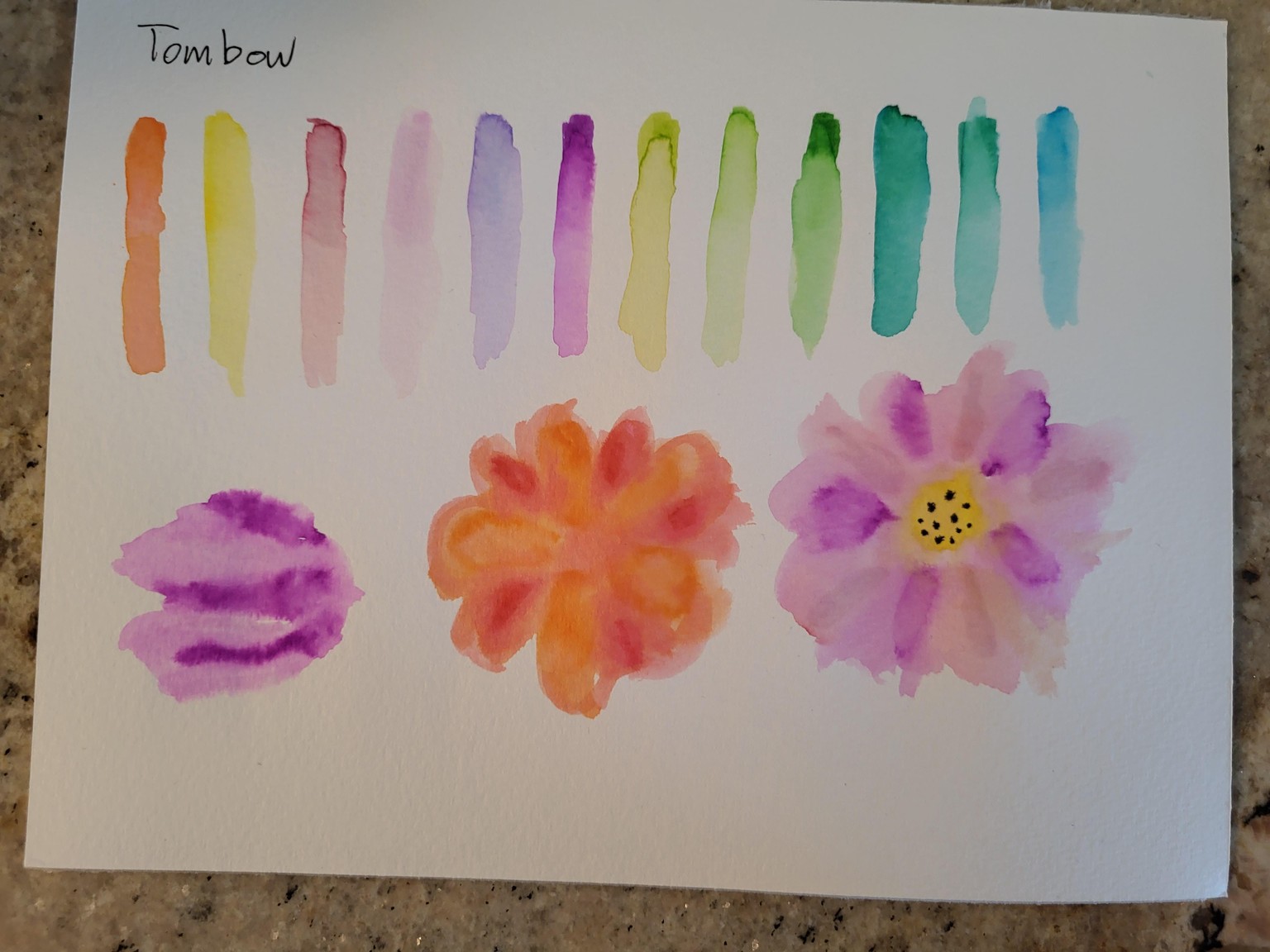 beginning brush pen florals - image 2 - student project