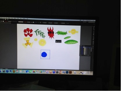 Australian Christmas Card Design, with Watercolours - image 9 - student project