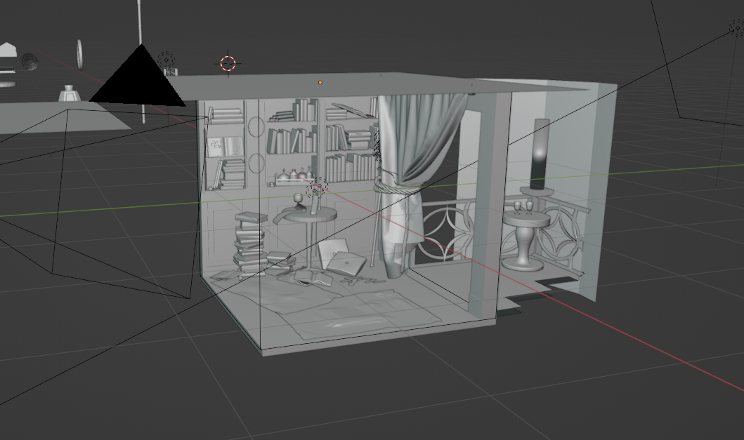 Waterdeep Wizard's study - image 2 - student project