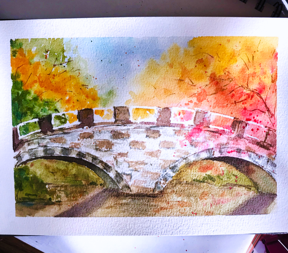 Modern Watercolor Techniques - image 2 - student project