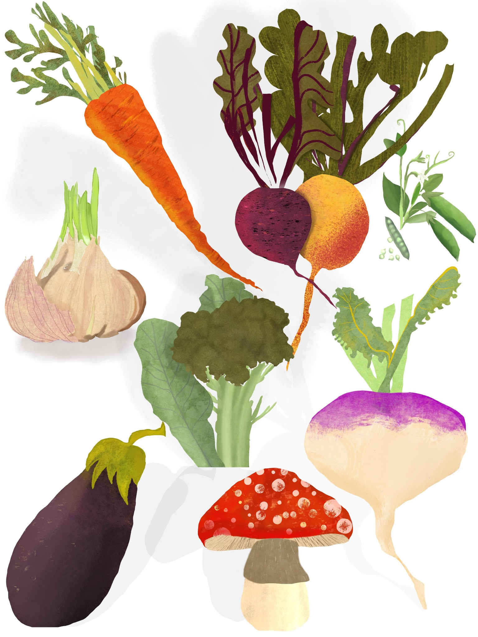 Papercut Veggies - image 1 - student project