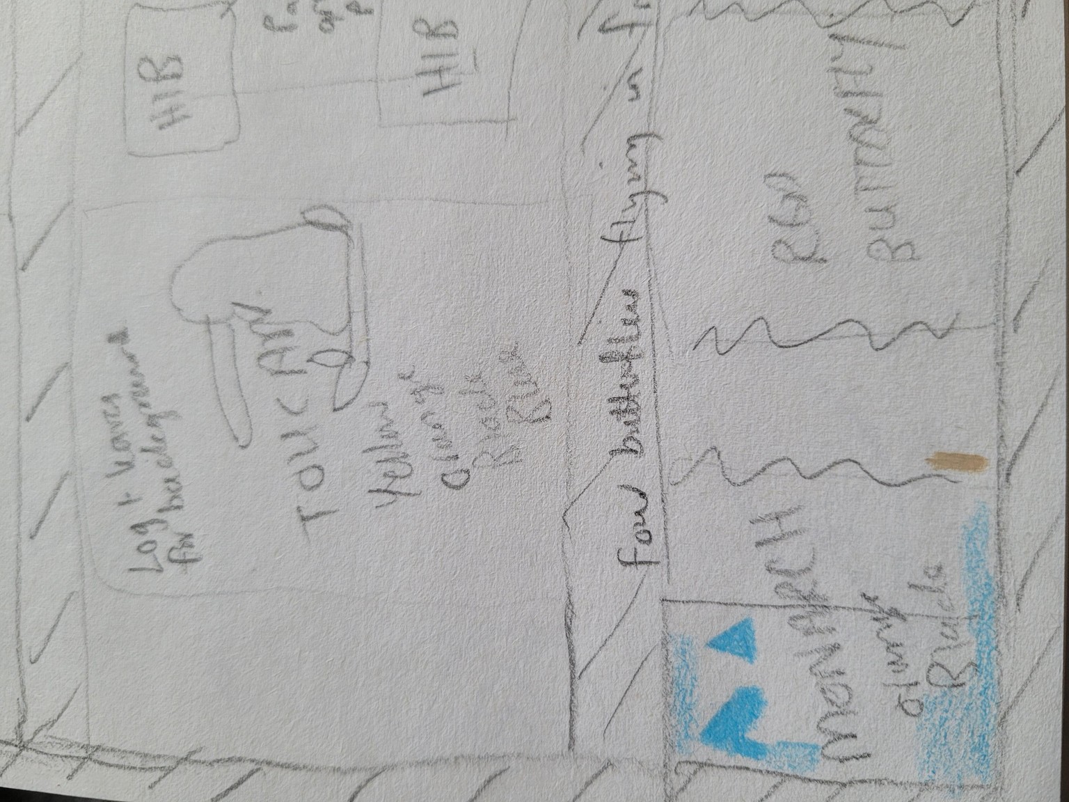 Bird and butterflies - image 1 - student project