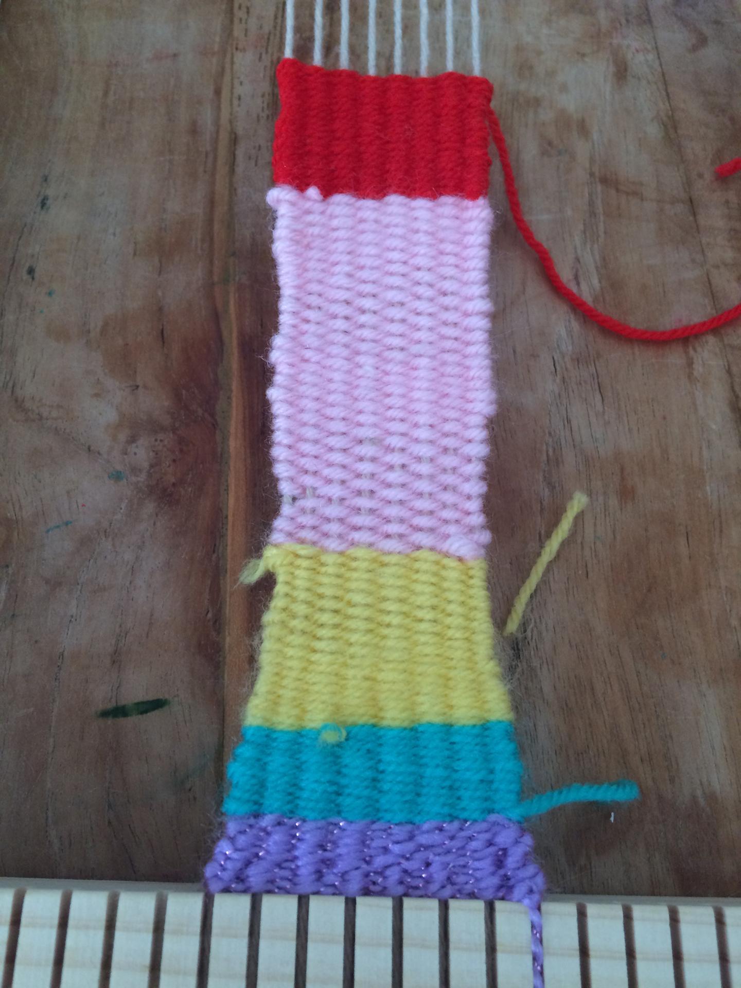 Little Saturday Morning Weaving project with my daughter - image 2 - student project