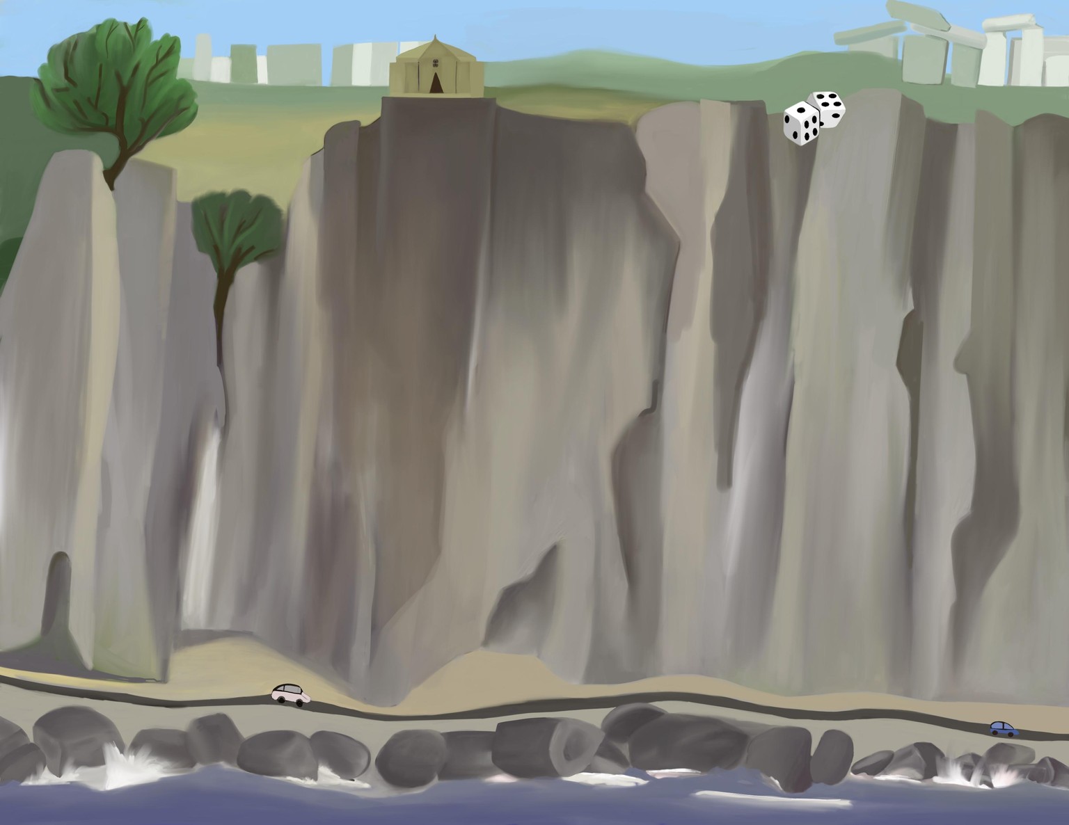 Digital Painting of My Dream Titled,