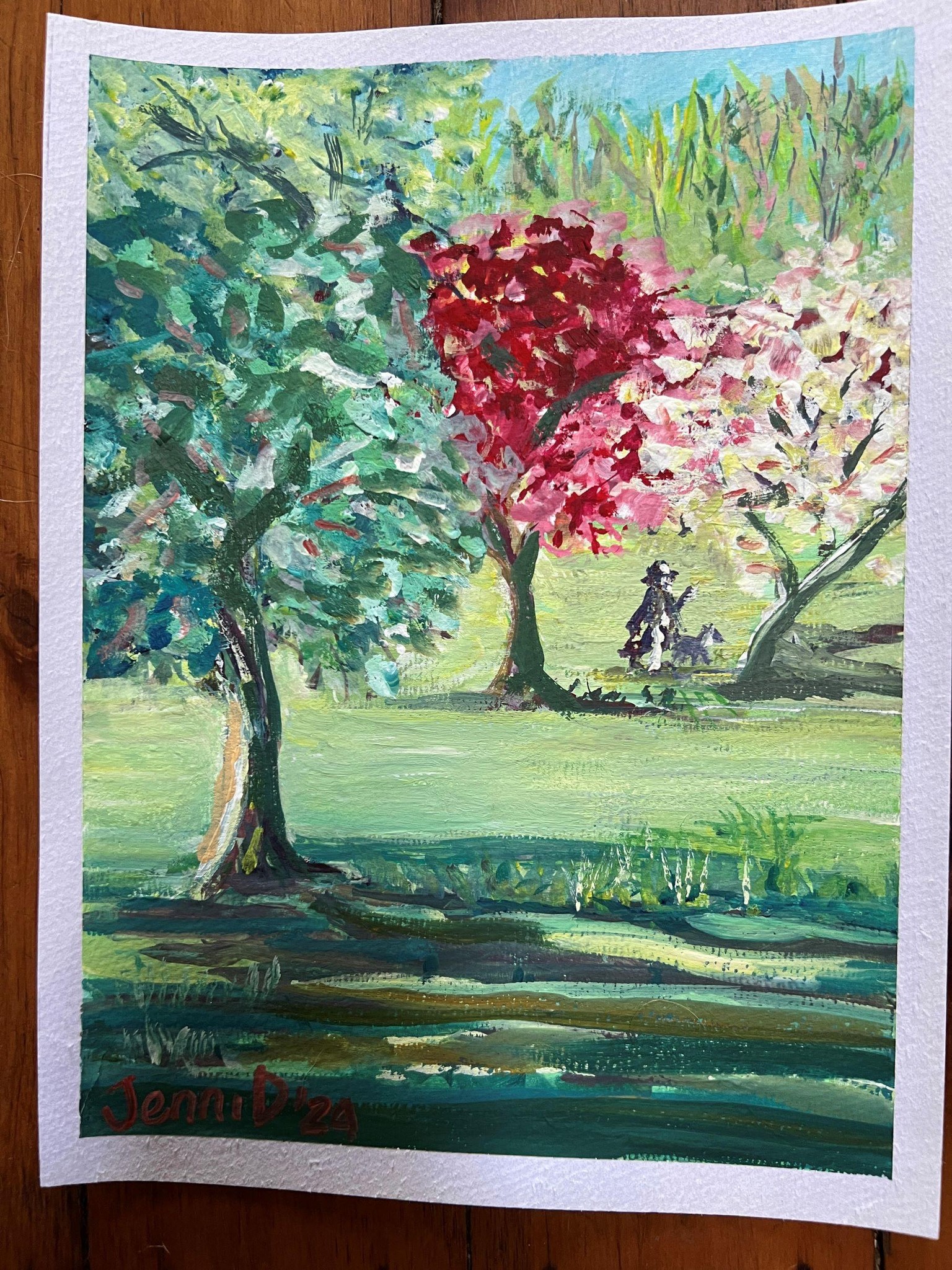 Spring trees - image 1 - student project