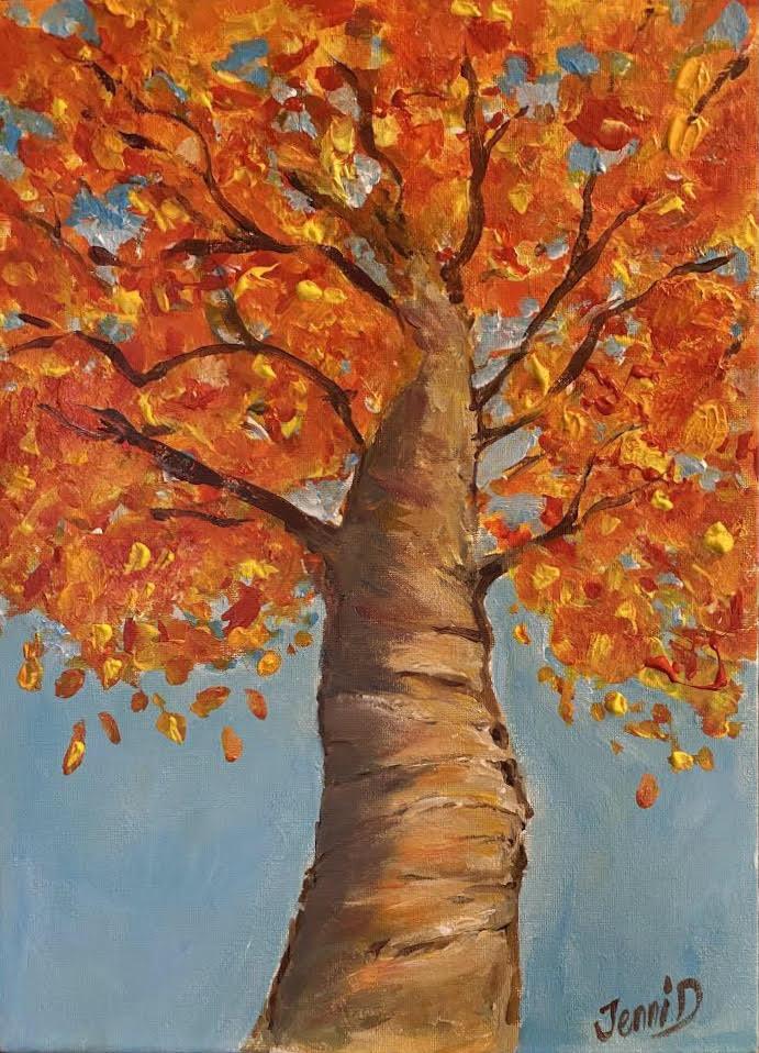 Autumn tree - image 1 - student project