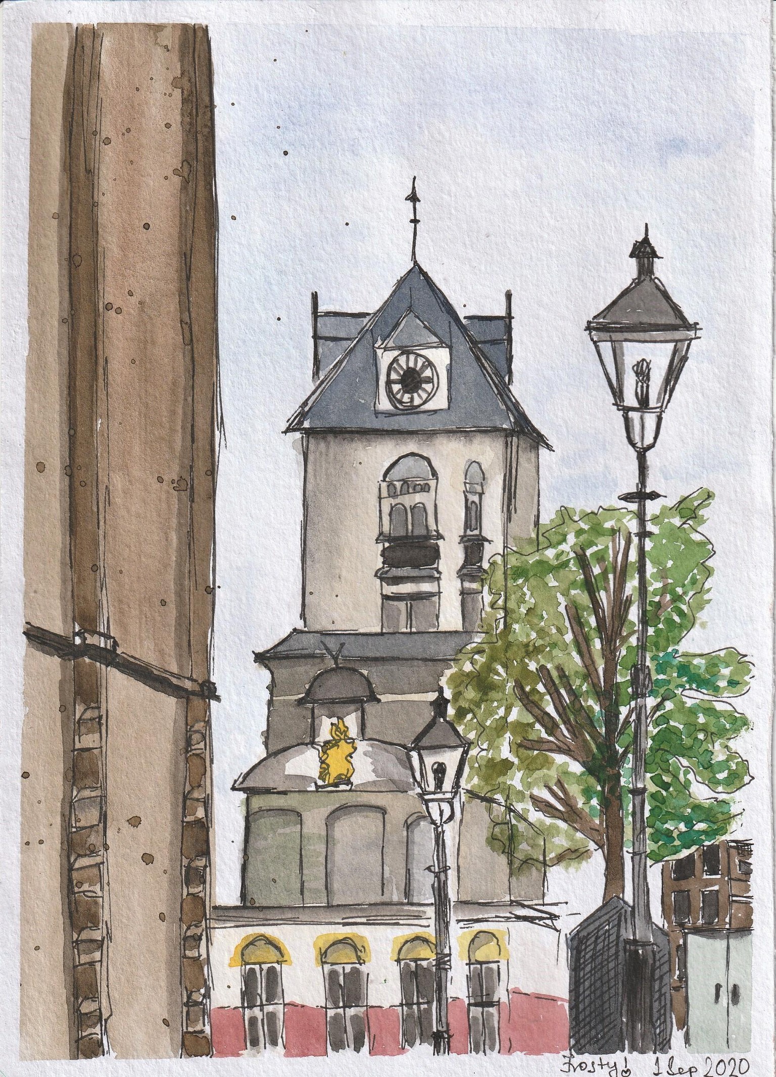 Urban sketch - image 1 - student project