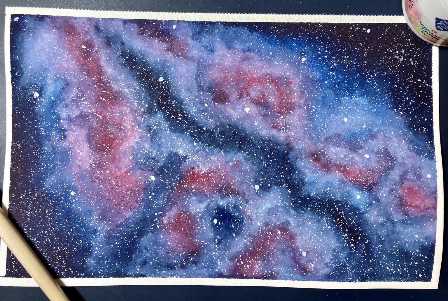Watercolour Galaxies: Shapes - image 1 - student project