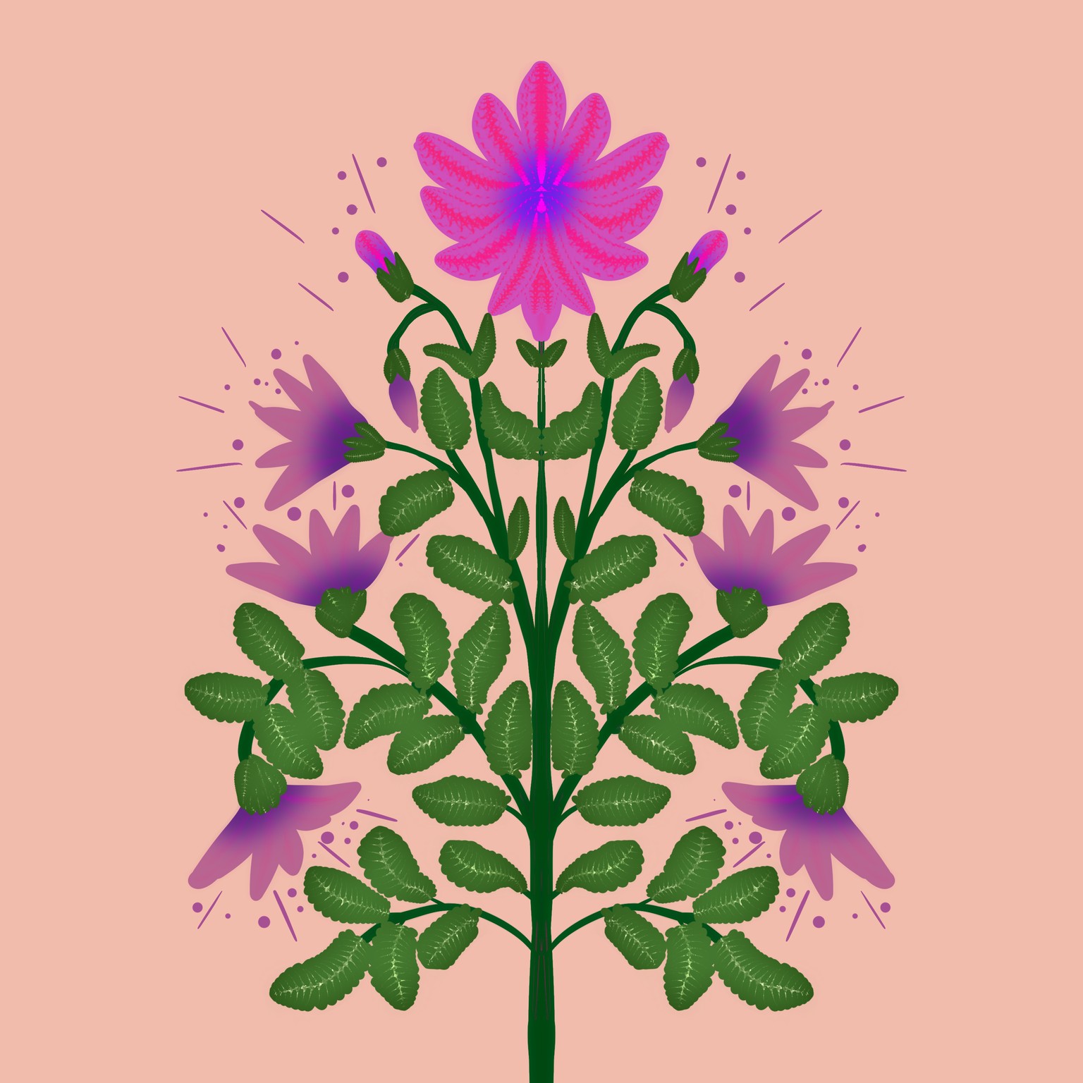 Flower and Leaf Explosion - image 3 - student project