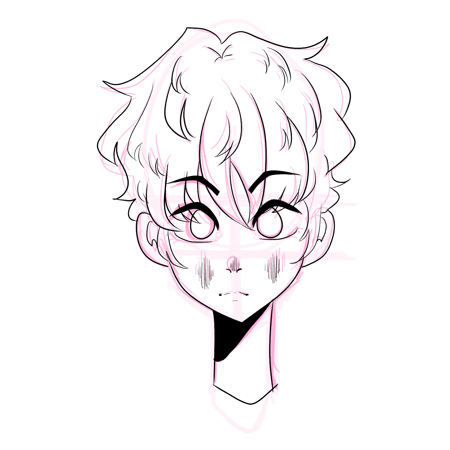 Anime boy portrait - image 1 - student project