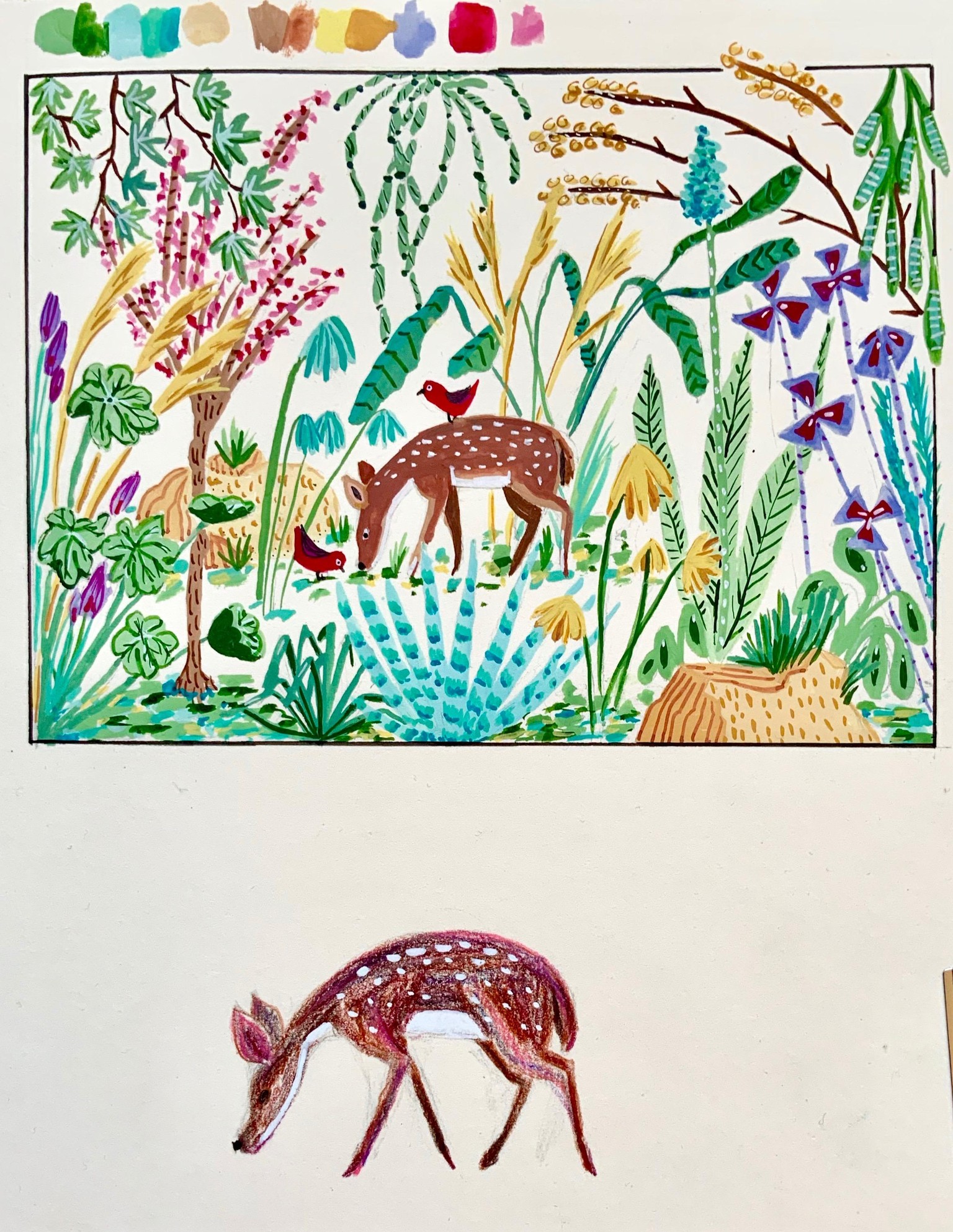 park drawing - image 2 - student project
