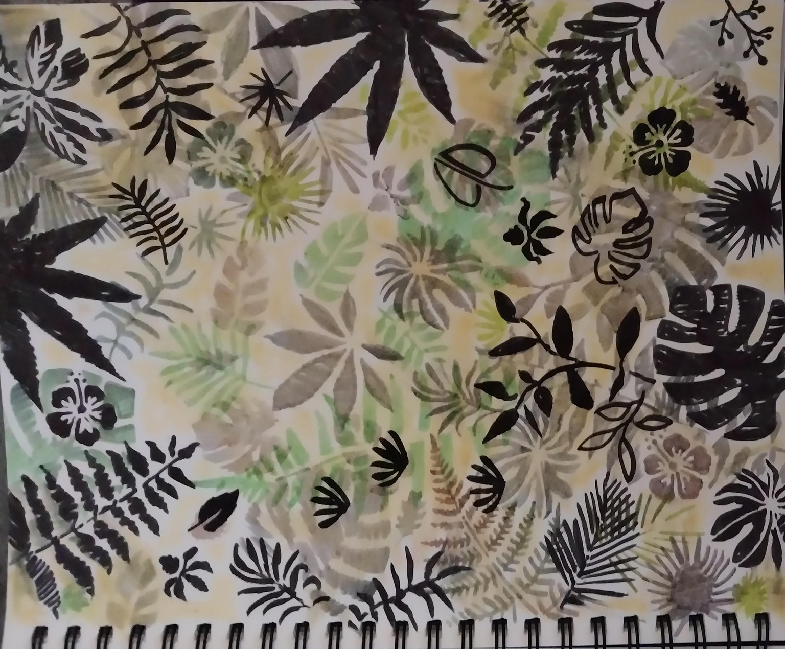 My Project: using watercolor markers & a brushpen. - image 3 - student project