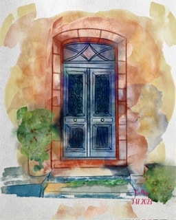 Loose watercolor window - image 1 - student project