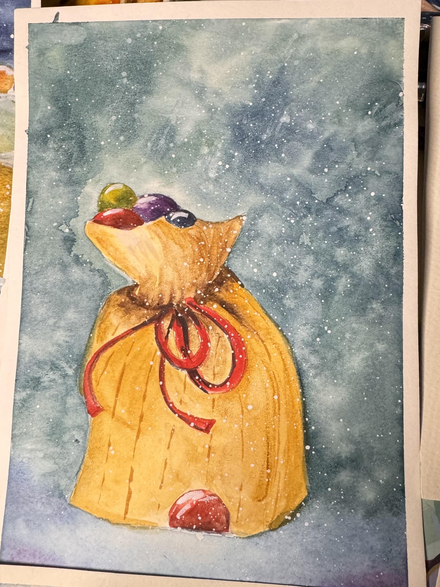 Holiday painting samples - image 1 - student project