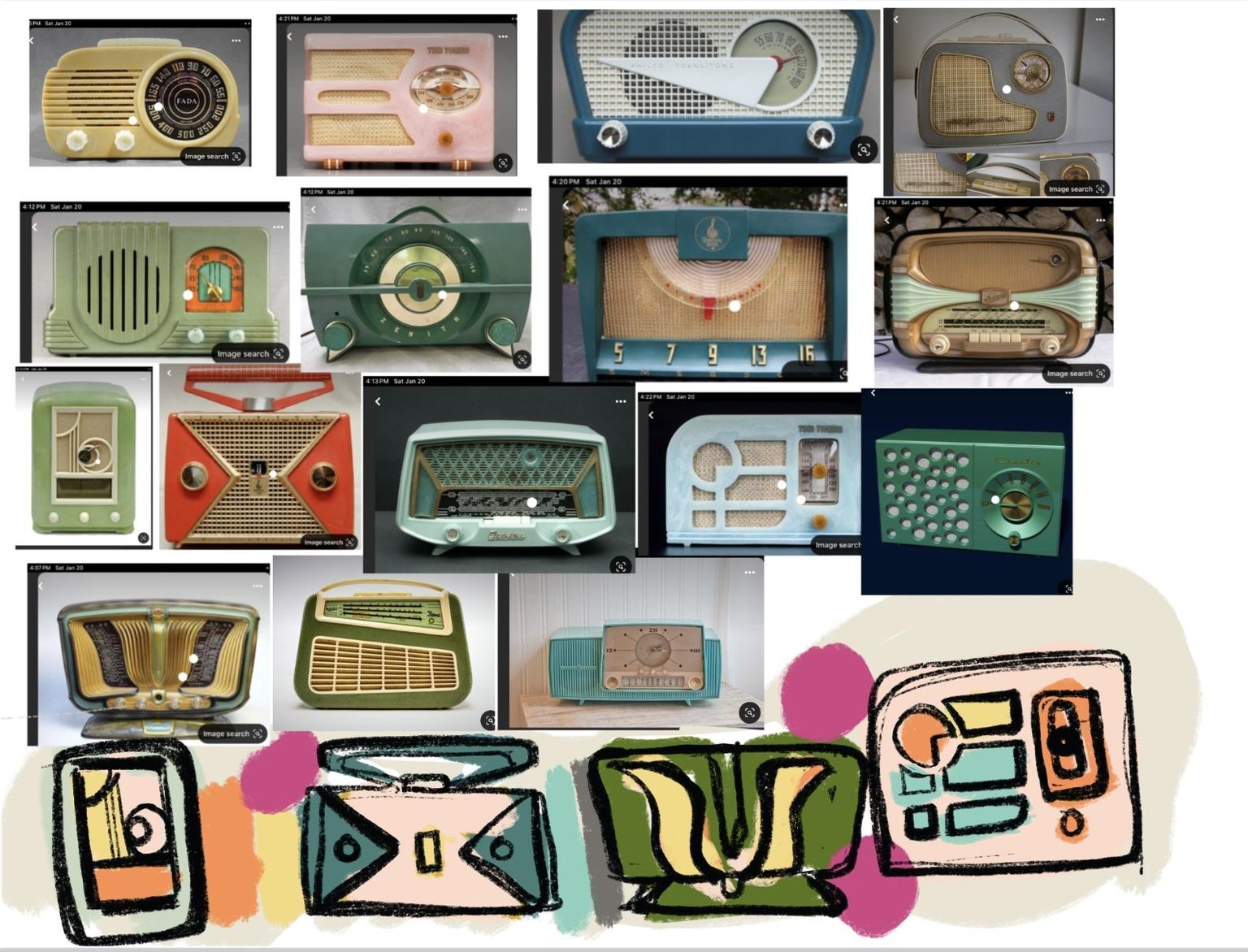 Vintage Tins & Radios - image 1 - student project