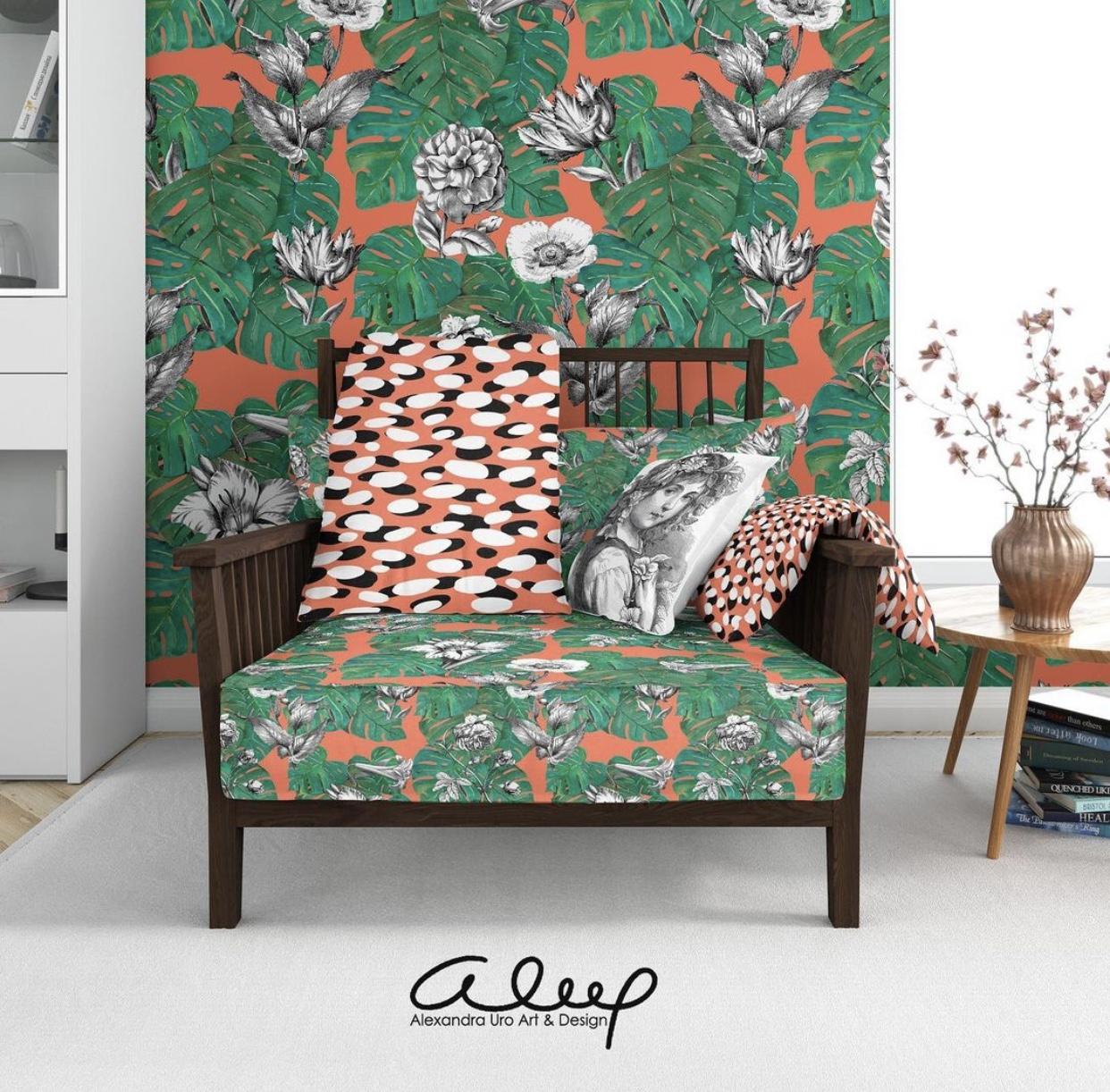 Monstera Deliciosa: from Paper to Surface Pattern - image 4 - student project