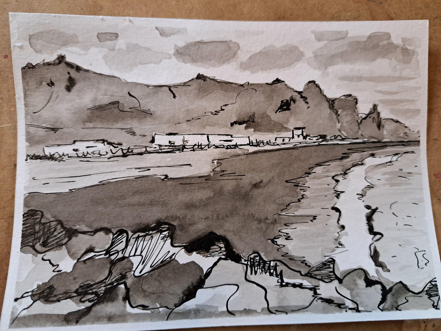 Inky landscapes - image 1 - student project