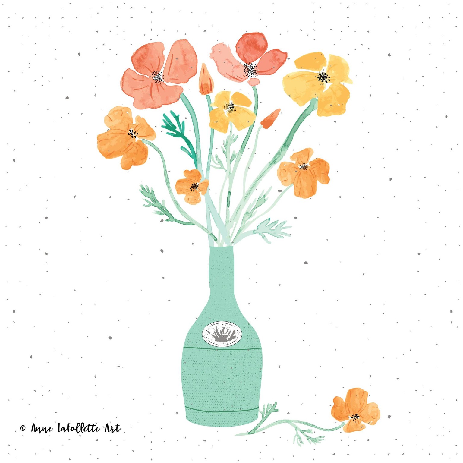 Expressive Florals: Watercolor Challenge - image 2 - student project