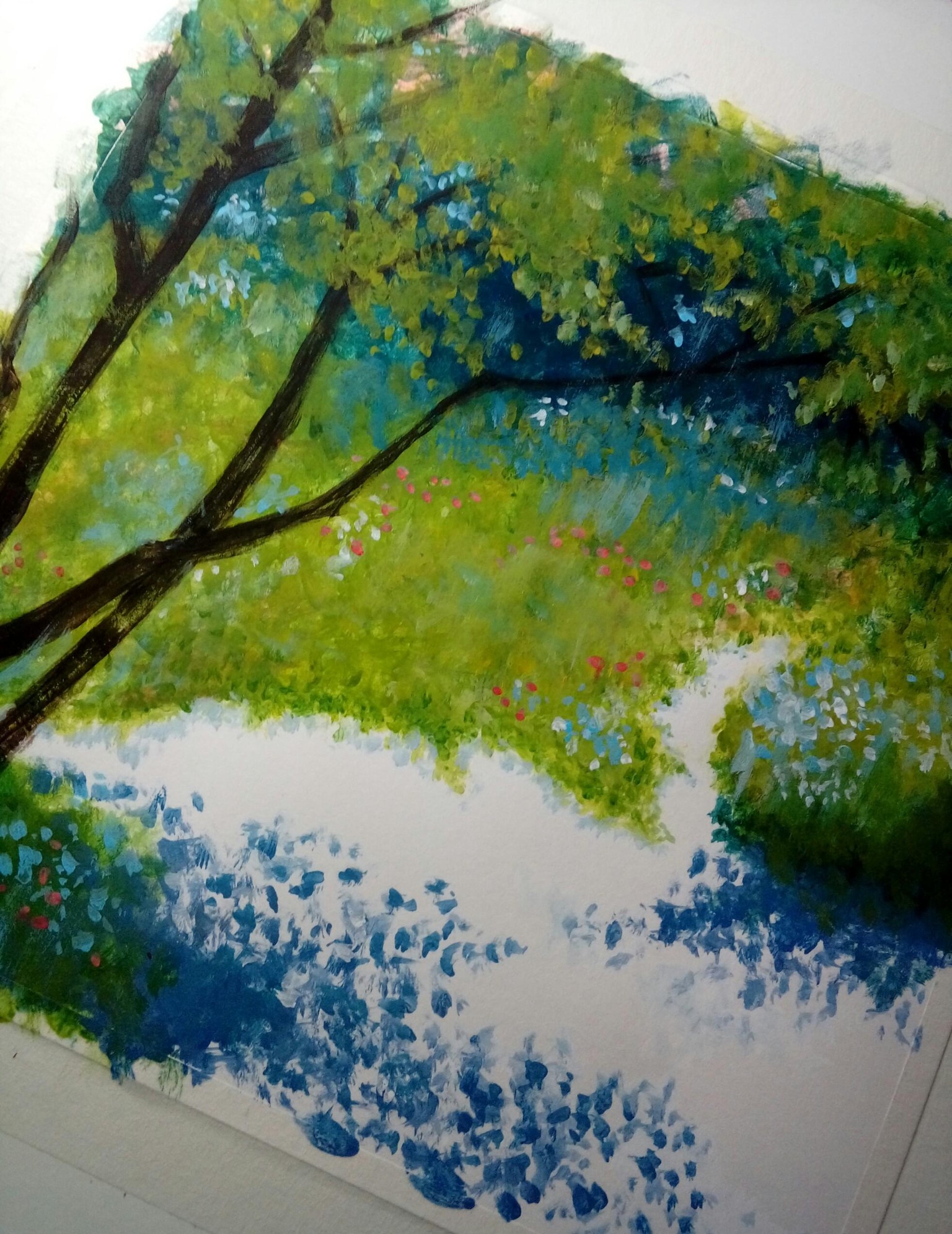 Glowing Greens with Gouache - image 4 - student project