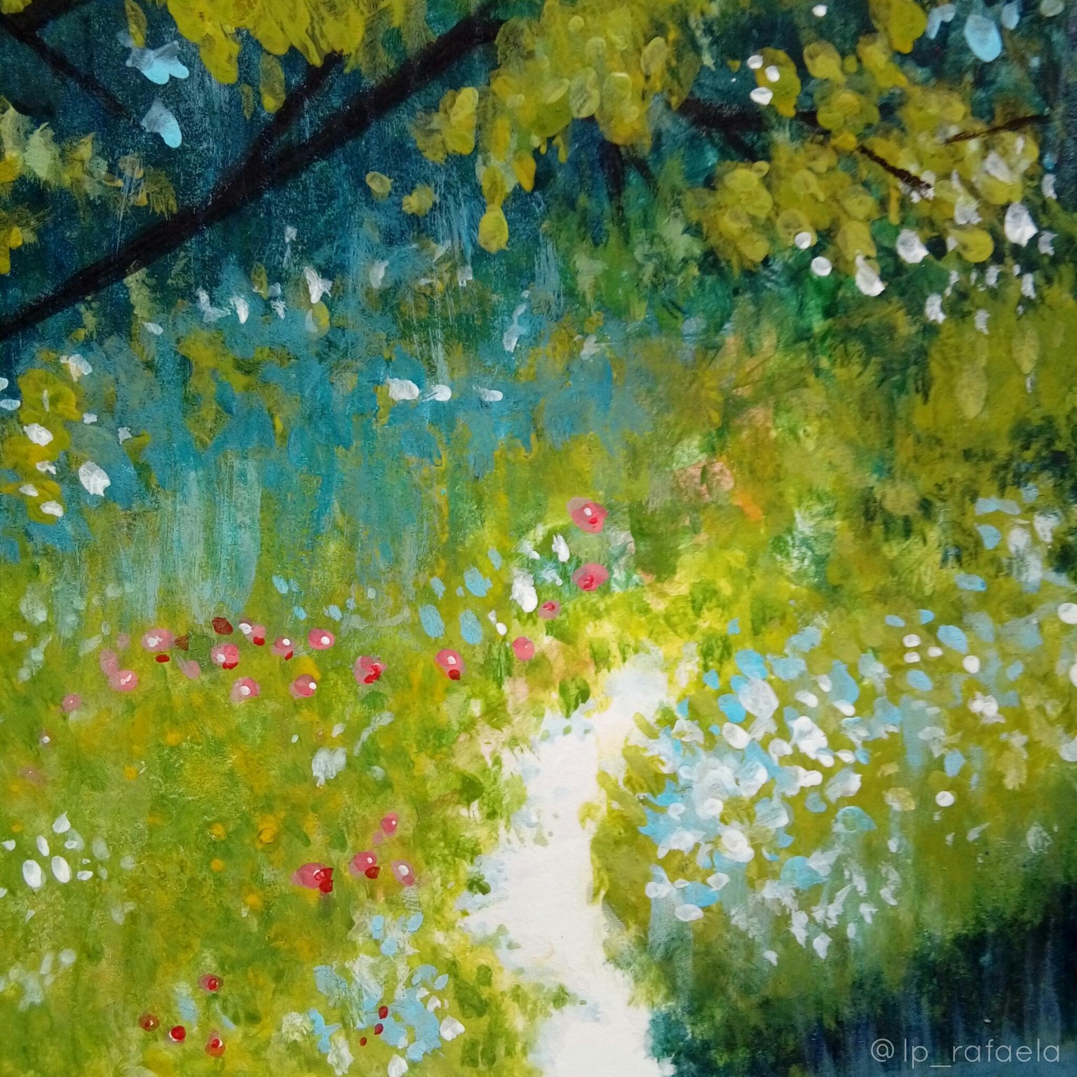 Glowing Greens with Gouache - image 8 - student project