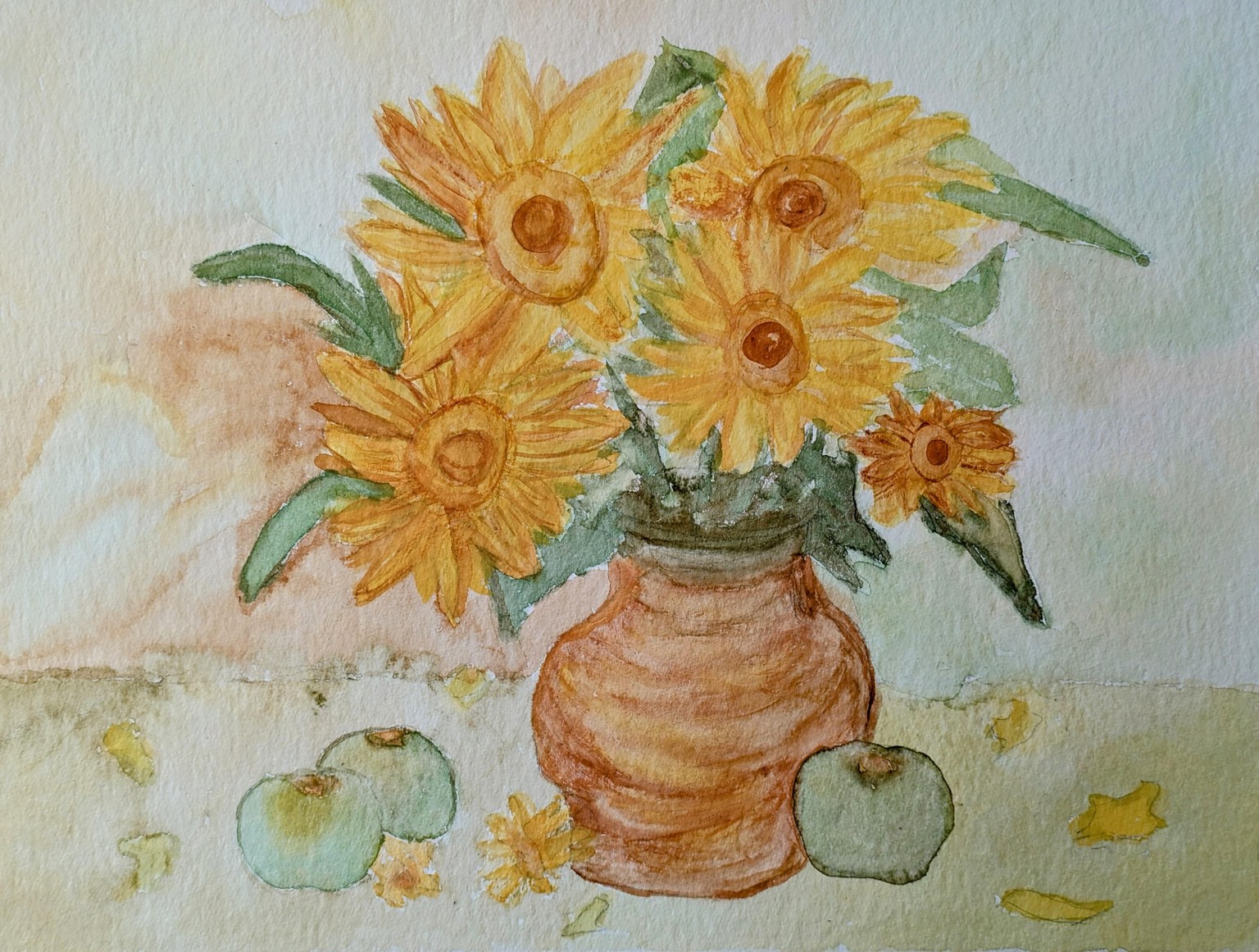Sunflower Still life - image 1 - student project