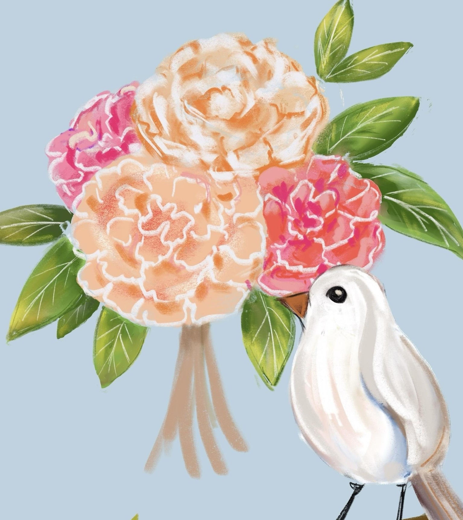 One brush flowers - image 1 - student project