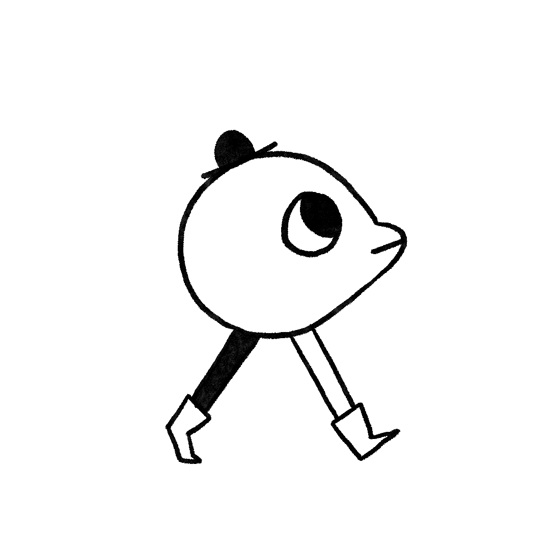 Pea Character Walking Cycle on the Spot - image 1 - student project