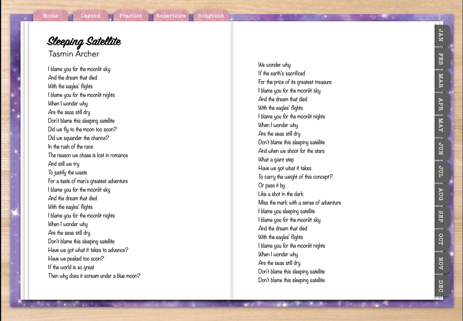 My Singing Practice Journal - image 3 - student project