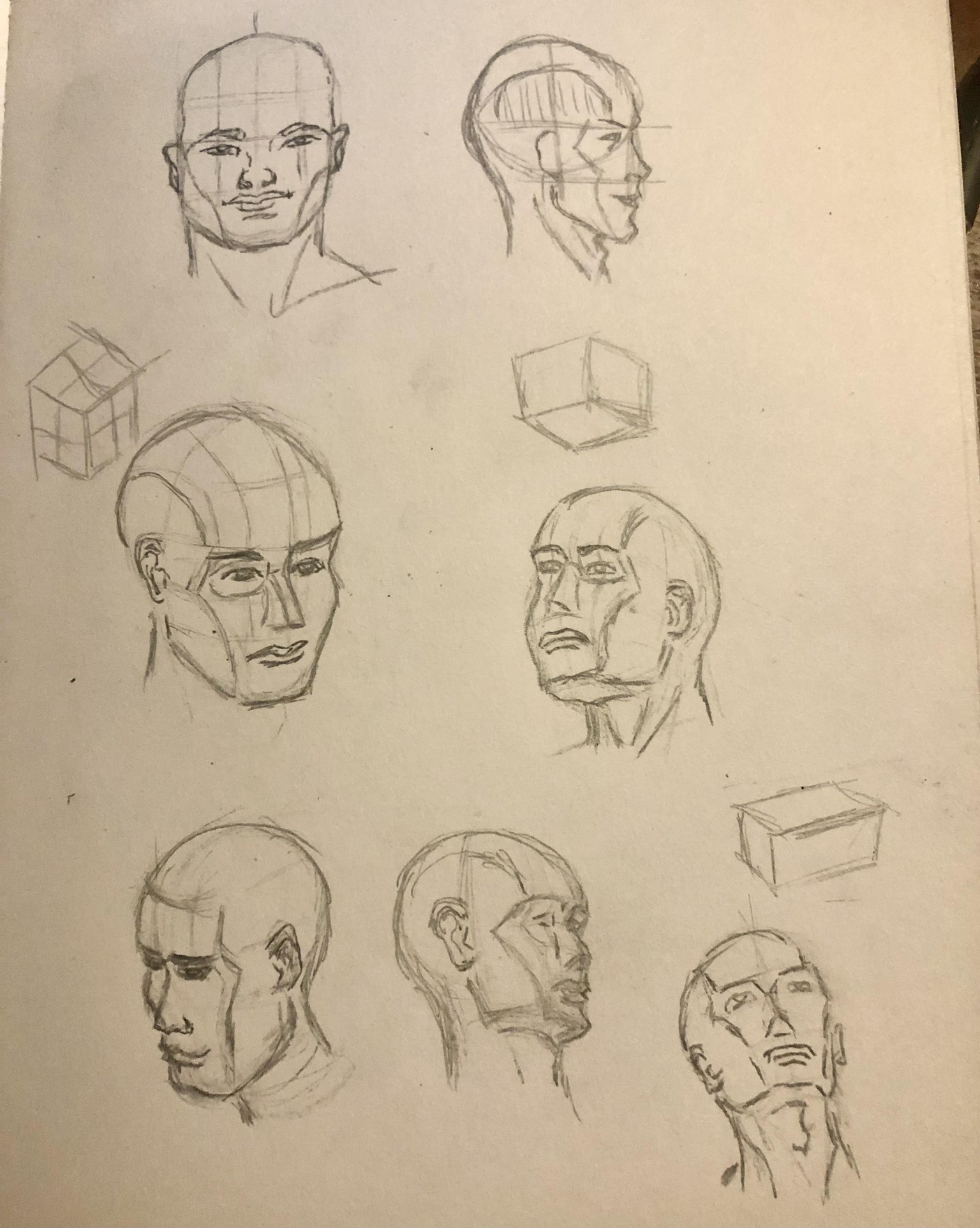 How to Draw superhero head - image 3 - student project