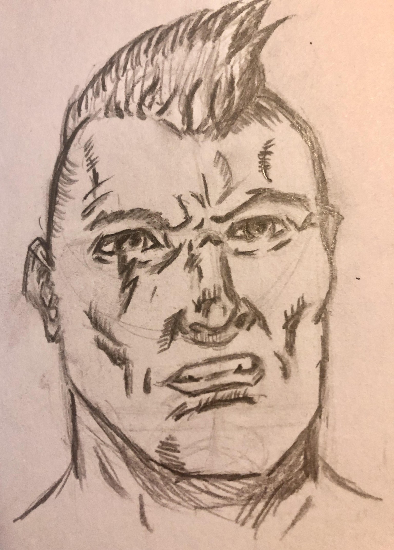 Drawing comic style faces using traditional art supplies - image 1 - student project