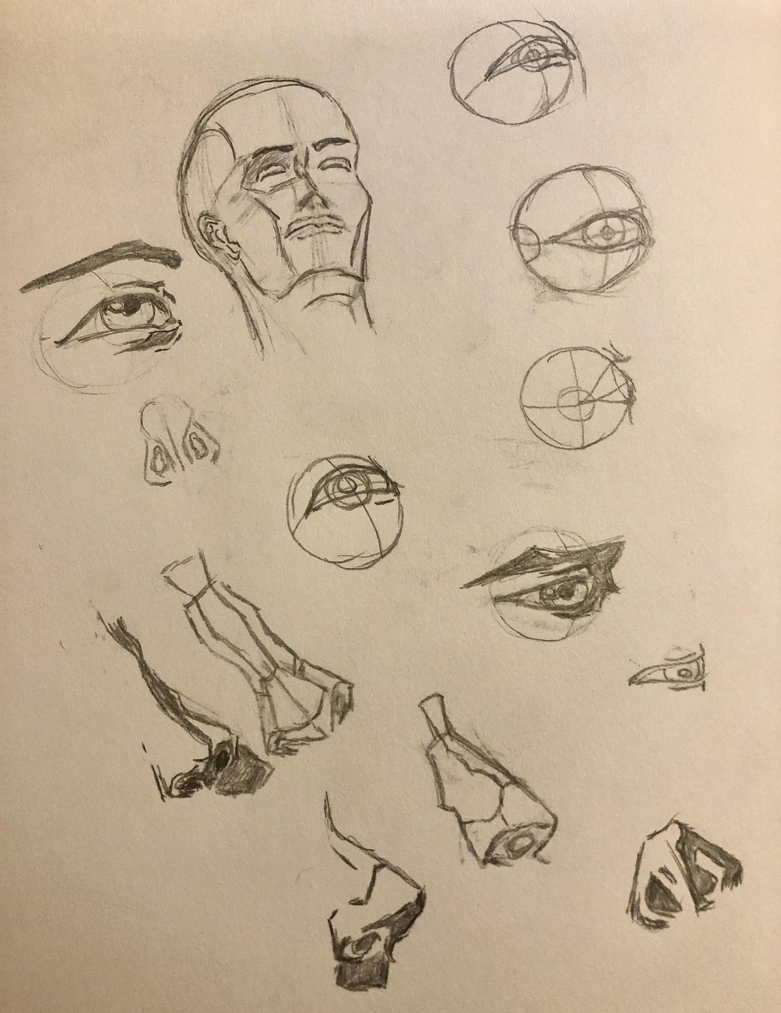 How to Draw superhero head - image 2 - student project