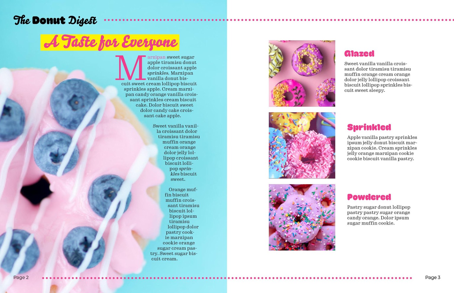 Design Donut Magazine Project - image 1 - student project
