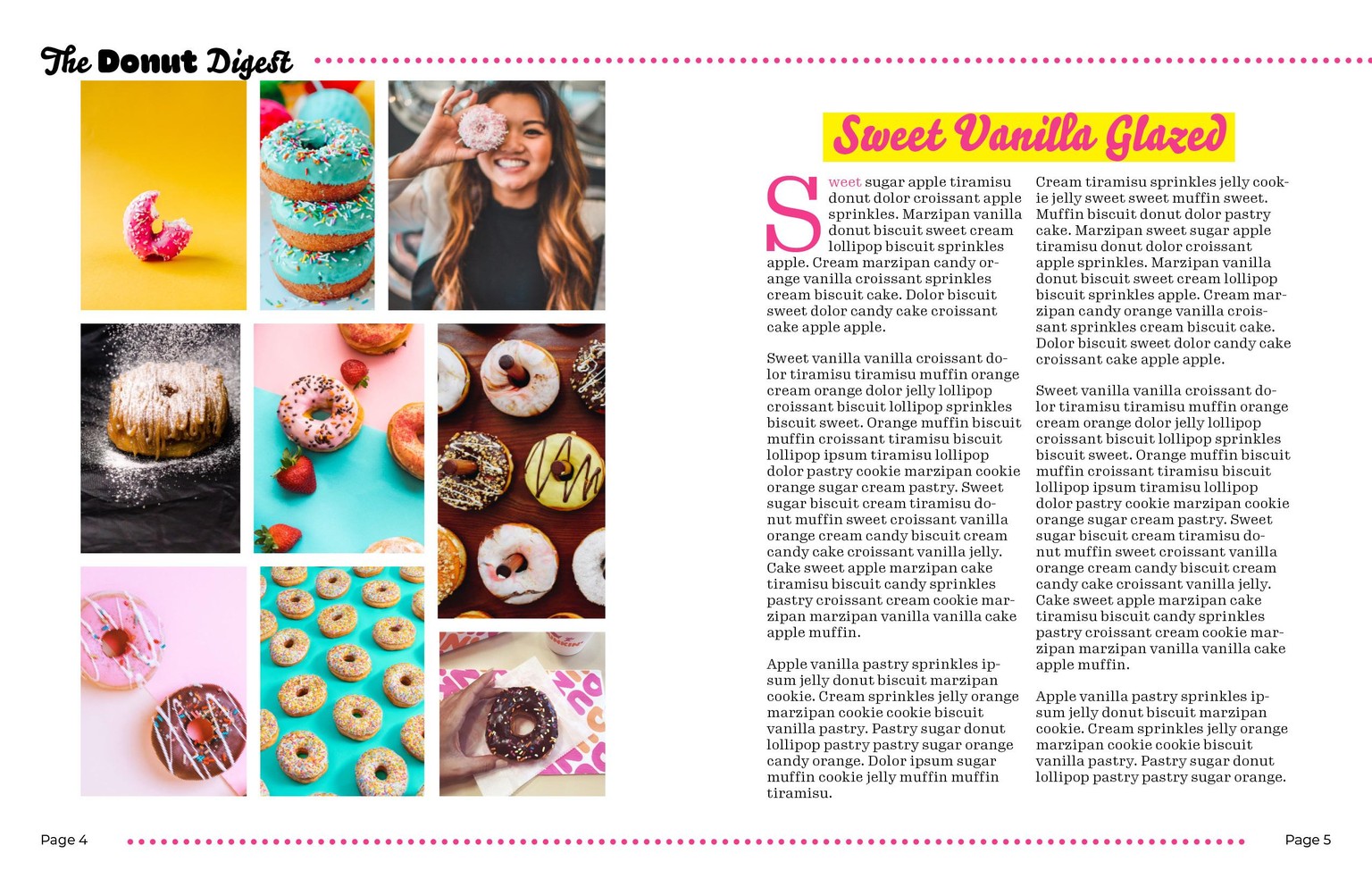Design Donut Magazine Project - image 2 - student project