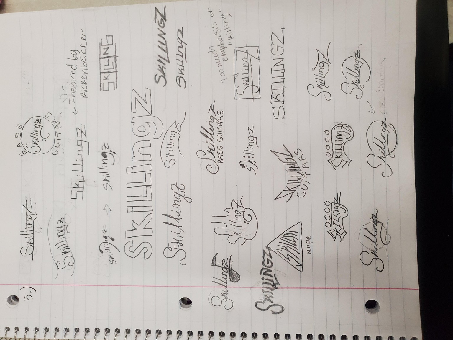 Logo Sketches - Jacob L - image 2 - student project