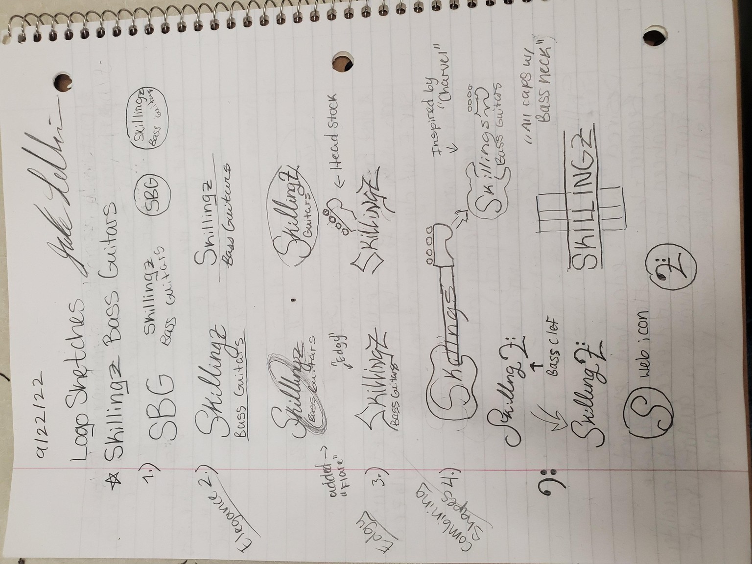 Logo Sketches - Jacob L - image 1 - student project